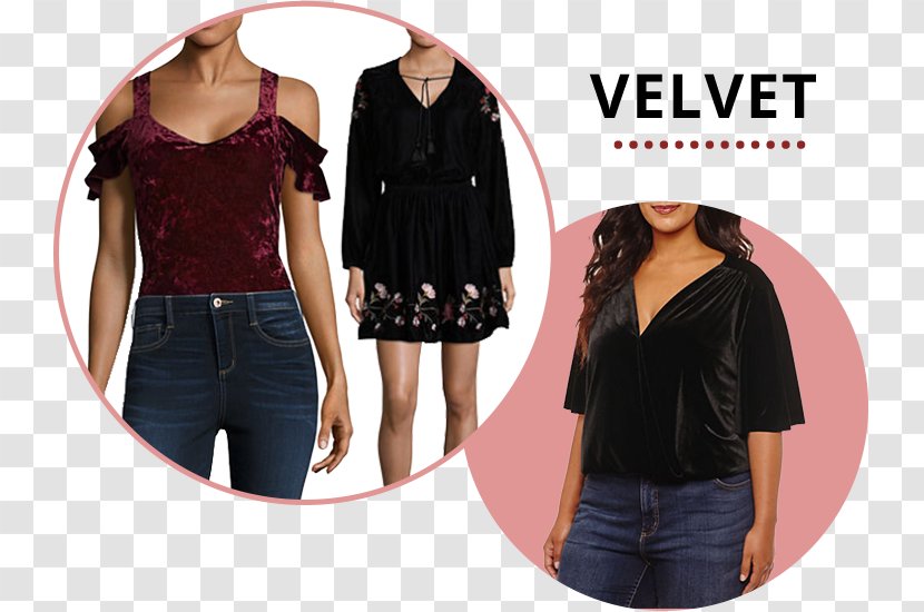 Blouse Sleeve T-shirt Dress Velvet - Fashion - Tshirt Transparent PNG