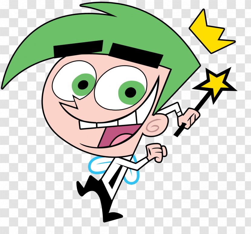 Poof Timmy Turner Fairy Parent Animated Cartoon - Wand Transparent PNG
