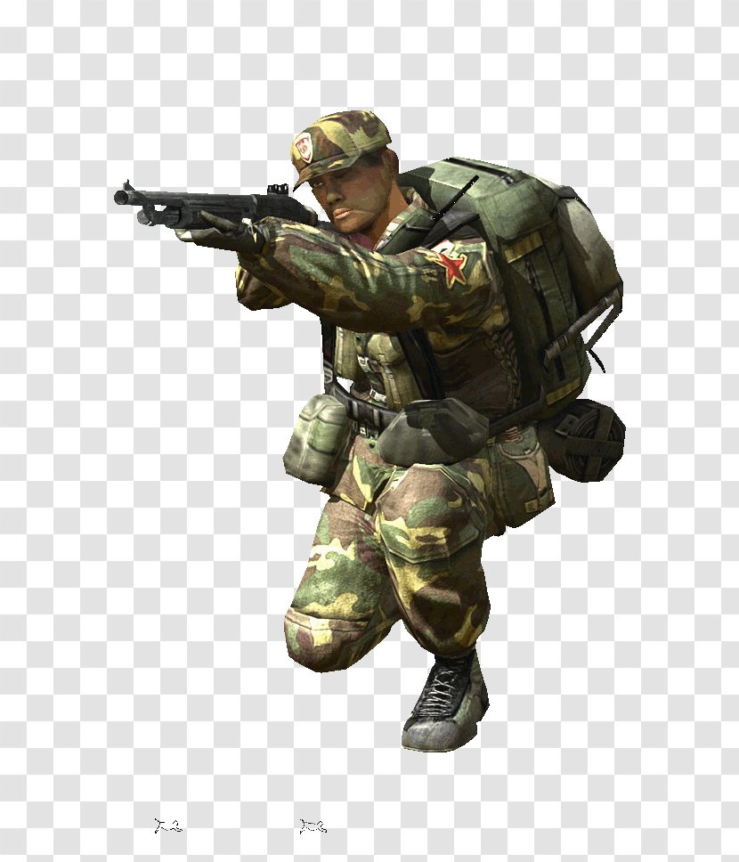 Soldier Infantry Warrior Military Camouflage - Uniform Transparent PNG