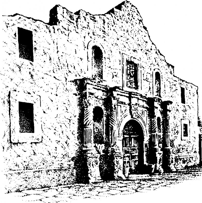 Alamo Mission In San Antonio Battle Of The Clip Art - Historic Site - Cliparts Transparent PNG