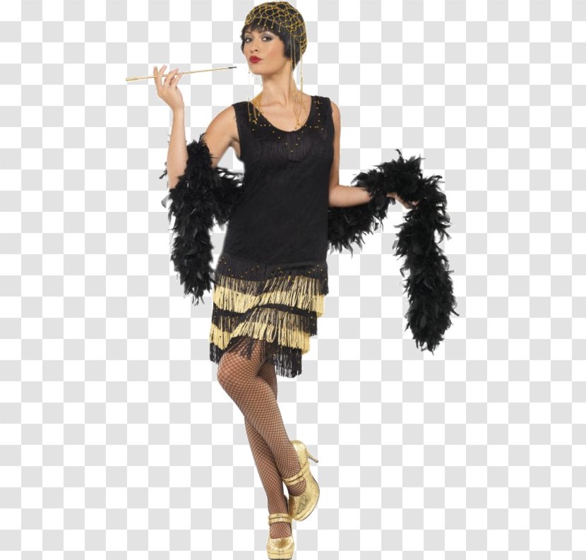 1920s Costume Party Flapper Dress - Design Transparent PNG