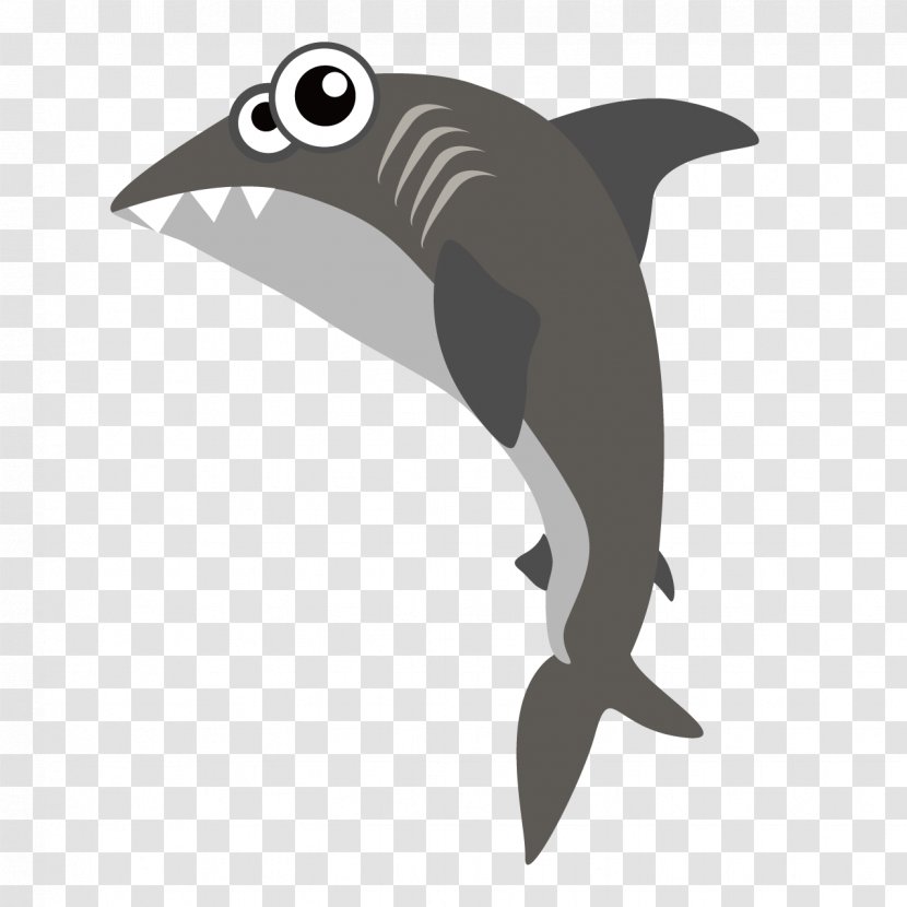 Shark Cartoon - Beak Transparent PNG