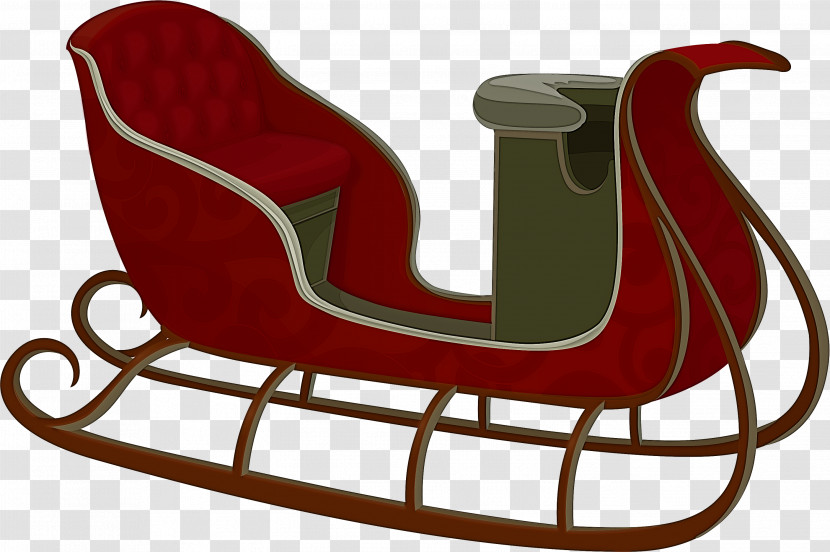 Sled Furniture Chair Rocking Chair Vehicle Transparent PNG