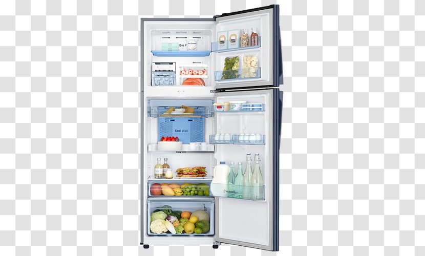 Internet Refrigerator Auto-defrost Inverter Compressor Door - Kitchen Appliance - Double Transparent PNG