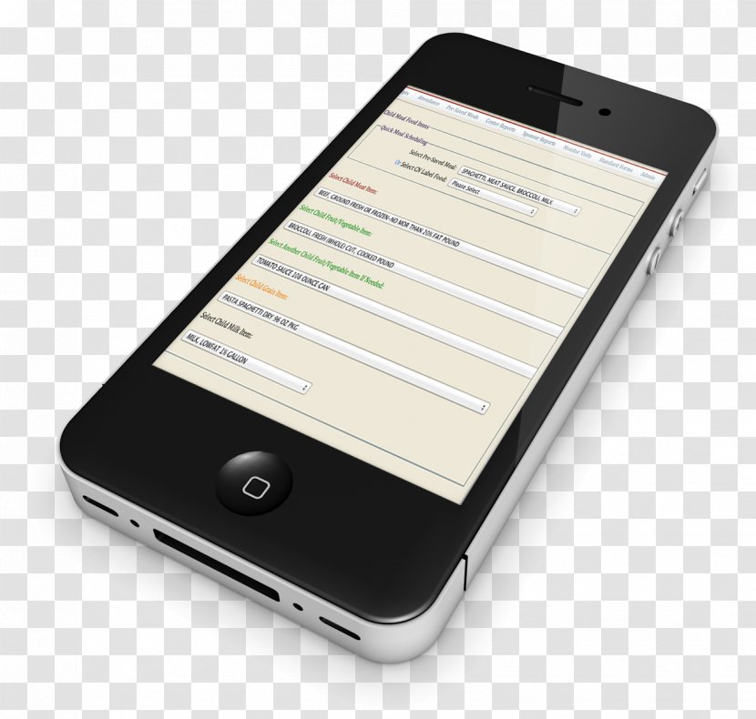 IPhone 4 Smartphone Clip Art - Mobile Phone - Clipart Transparent PNG
