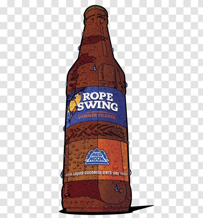 Redhook Ale Brewery Beer Bottle India Pale - Ballard - Rope Swing Transparent PNG