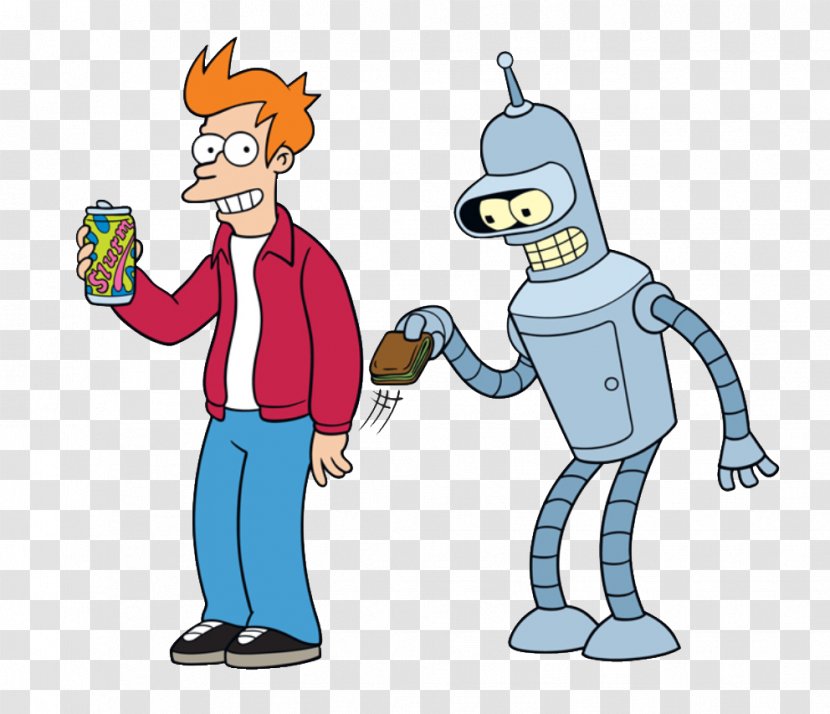 Philip J. Fry Bender Leela List Of Recurring Futurama Characters Television Show - Stress Clipart Transparent PNG