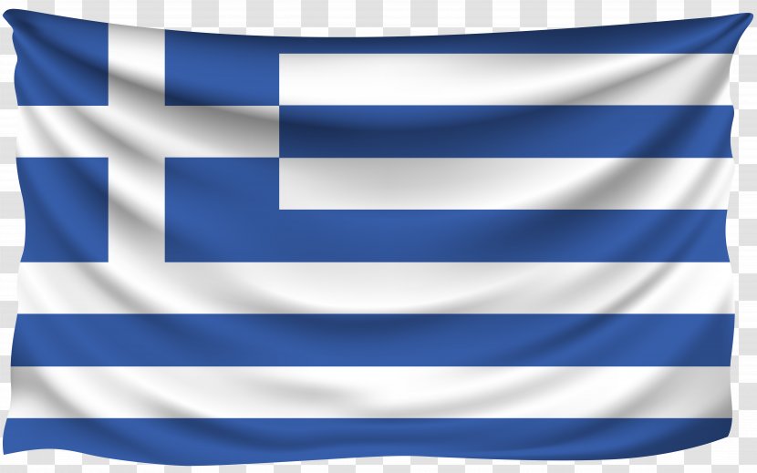 Flag Of Greece Blue - The United Kingdom Transparent PNG