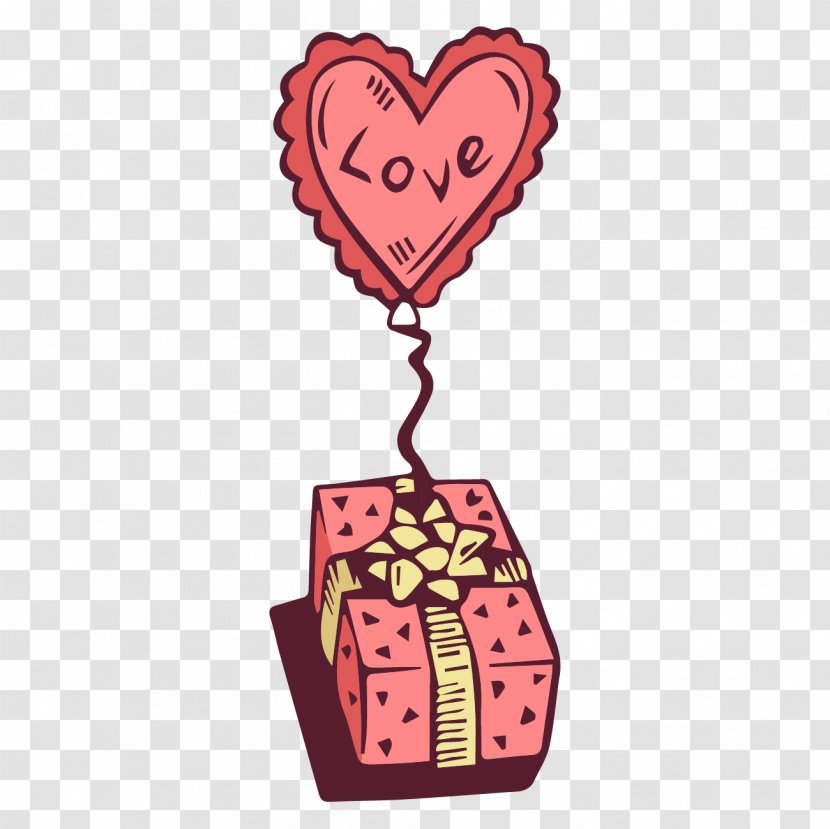 Gift Vector Graphics Valentine's Day Image - Heart - Amora Ornament Transparent PNG