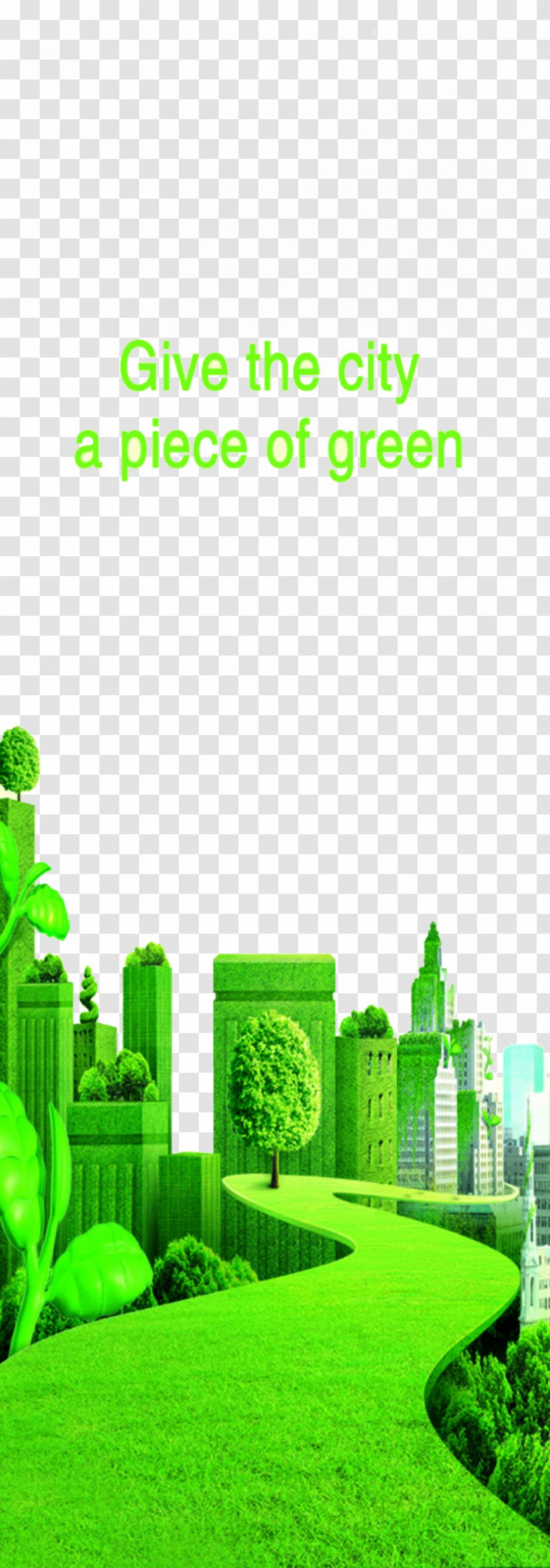 Green City - Give The A Environment Material Picture Transparent PNG