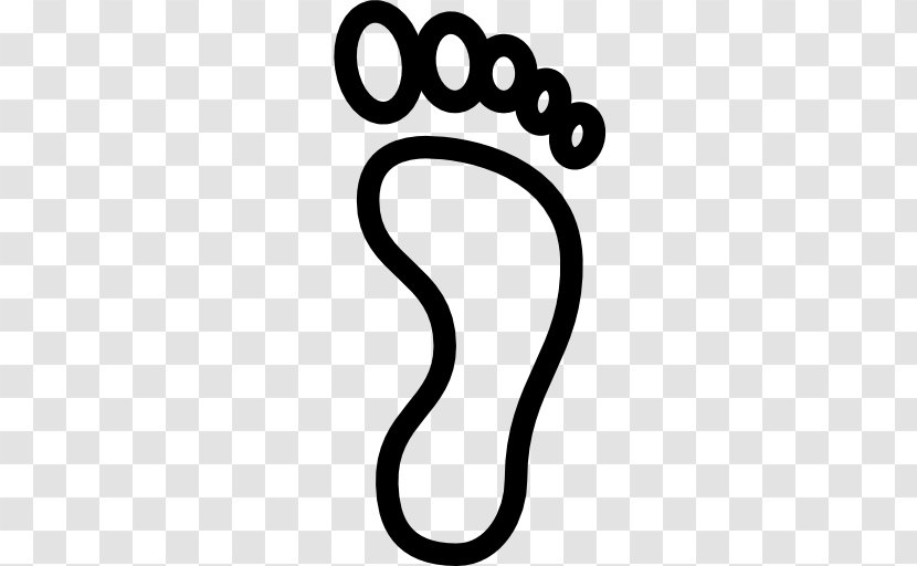 Footprint Clip Art - Monochrome - Text Transparent PNG