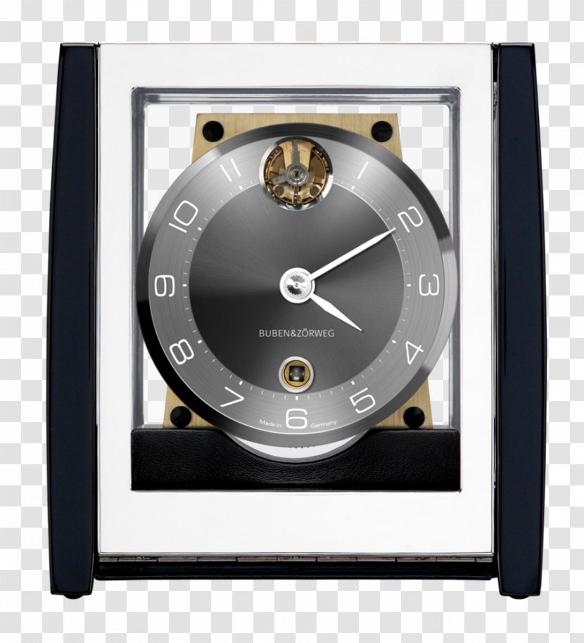 Alarm Clocks BUBEN&ZORWEG Movement Quartz Clock - Metalcoated Crystal Transparent PNG