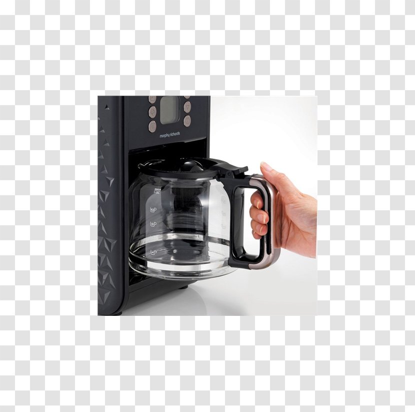 Coffeemaker Morphy Richards Espresso Cafetière Prism Blanche - Drip Coffee Maker - 12 TassesCoffee Transparent PNG