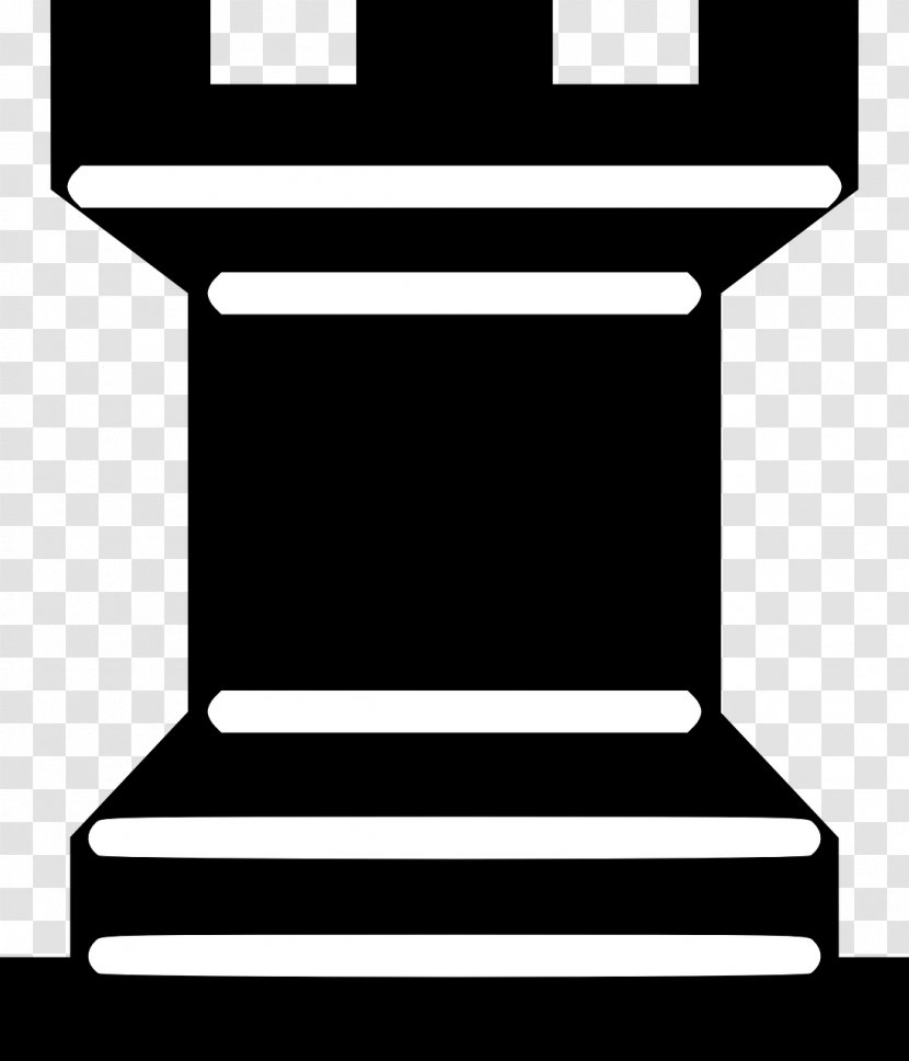 Chess Piece Rook Knight Clip Art - Rectangle Transparent PNG