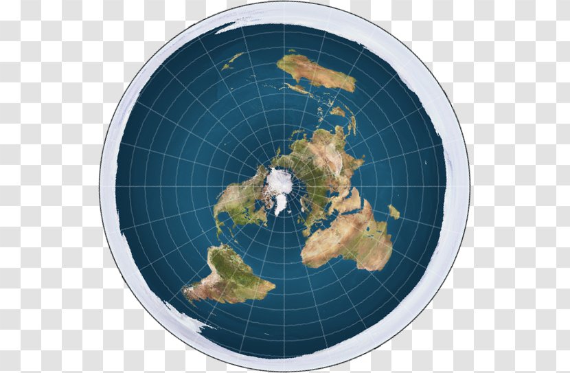 Flat Earth North Pole World Map Globe Transparent PNG