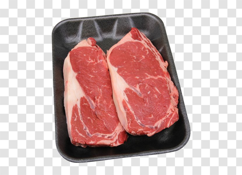 Sirloin Steak Rib Eye Beefsteak Meat - Watercolor Transparent PNG
