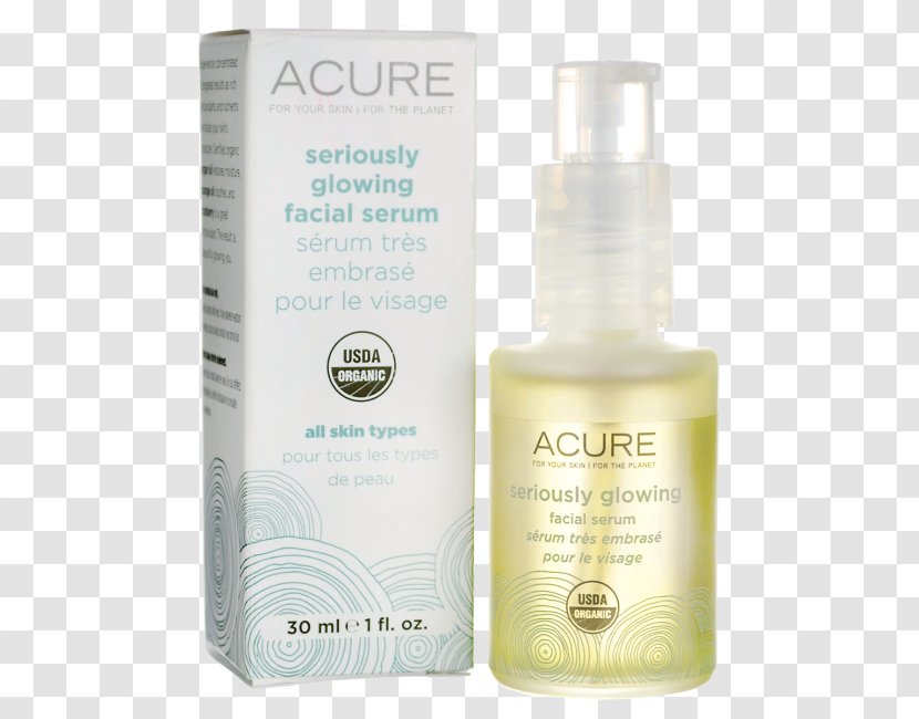 Lotion Acure Organics Seriously Firming Facial Serum Ounce Milliliter - Glow Transparent PNG