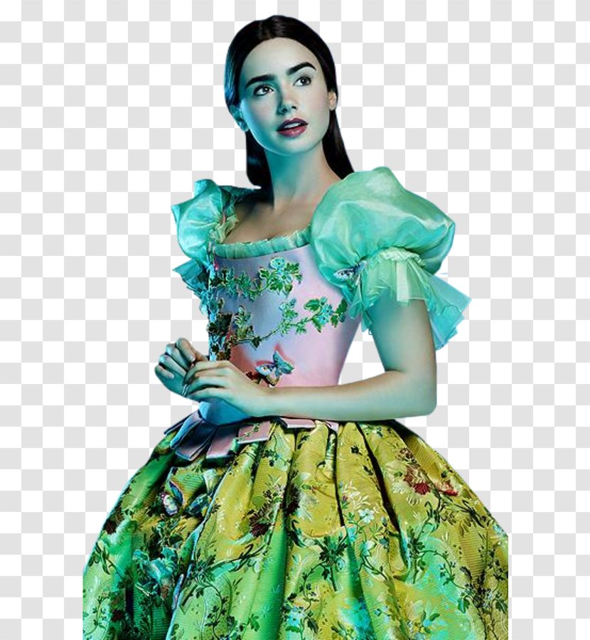 Lily Collins Mirror Snow White Queen Costume Designer Transparent PNG