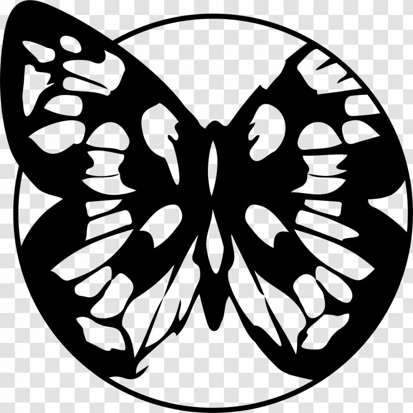 Butterfly Stencil - Brushfooted - Swallowtail Coloring Book Transparent PNG