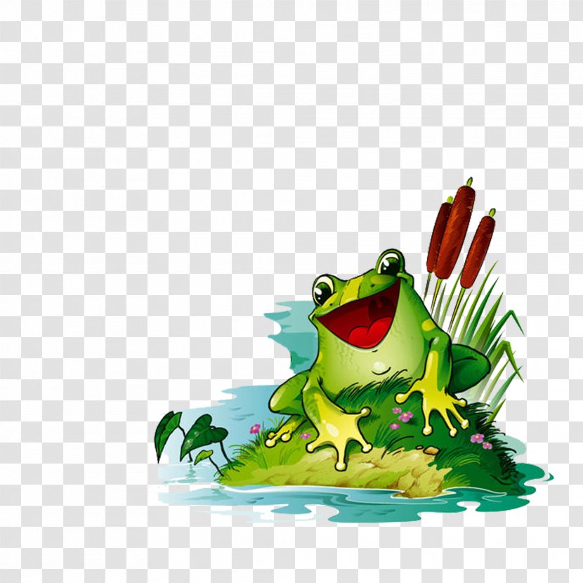 Frog Animation - Text Transparent PNG