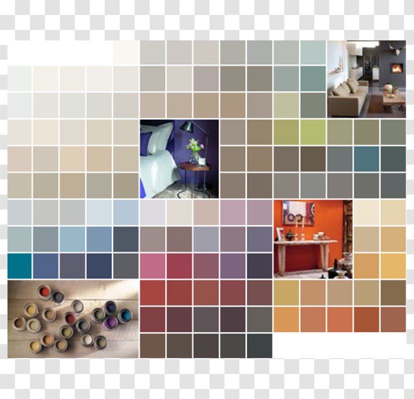 Décoration Color Chart Painting Mural - Flooring - Paint Transparent PNG