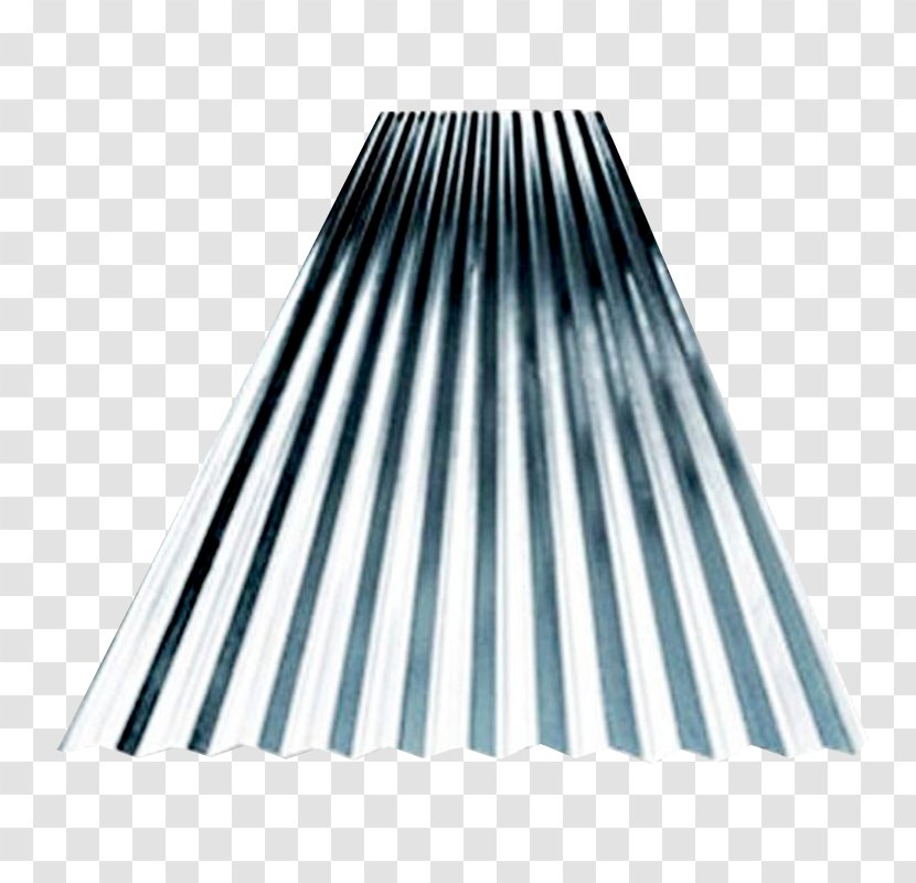 Corrugated Galvanised Iron Metal Roof Sheet Galvanization - Building Materials - Roofing Transparent PNG