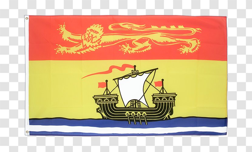 Flag Of New Brunswick Fahne Canada Transparent PNG