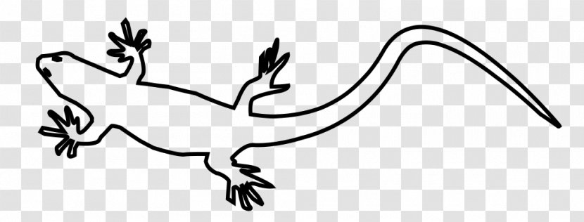 Book Cartoon - Crested Gecko - Line Art Tail Transparent PNG