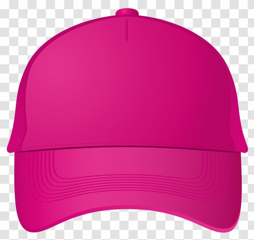 Magenta Pink Purple Cap Headgear - Baseball Transparent PNG