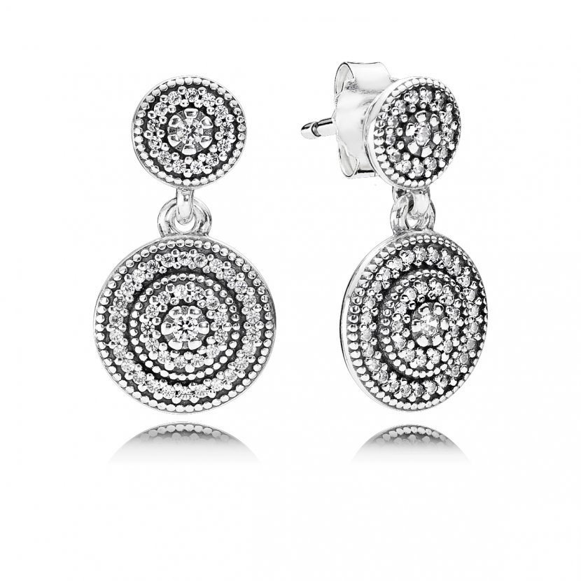 Earring Pandora Jewellery Discounts And Allowances Factory Outlet Shop - Platinum Transparent PNG