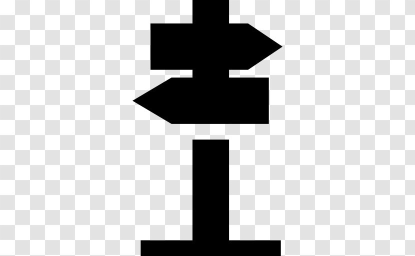 Black And White Cross Symbol - Panel Painting Transparent PNG