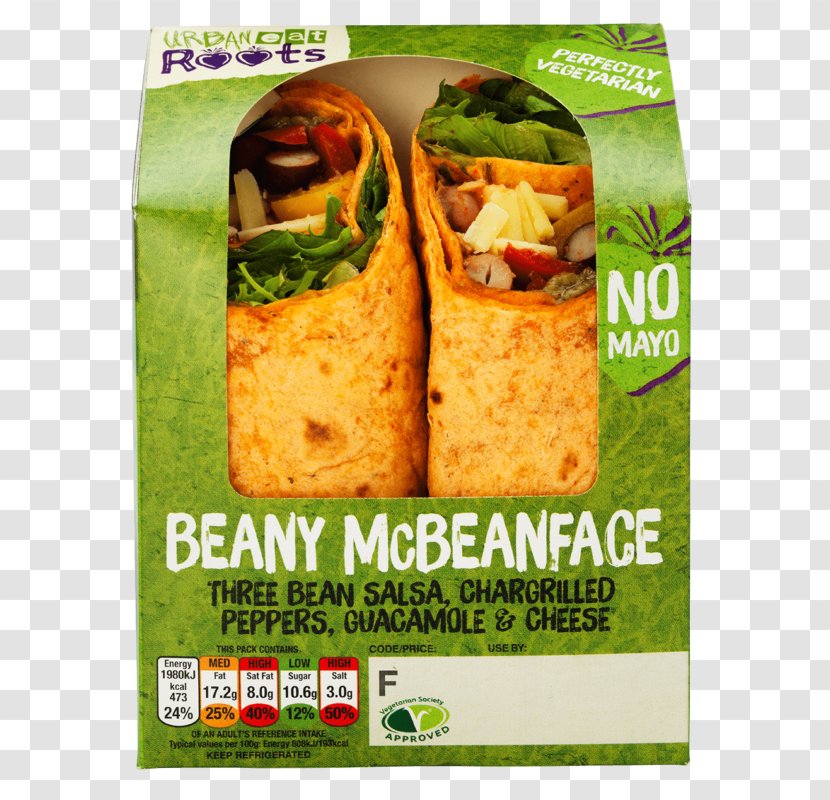 Vegetarian Cuisine Wrap Guacamole Salsa Food Transparent PNG