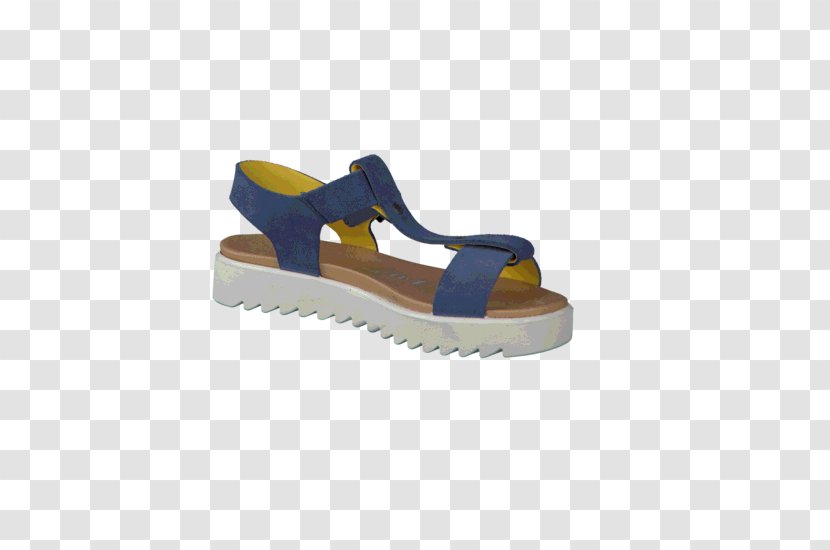 Sandal Shoe Walking Electric Blue Transparent PNG