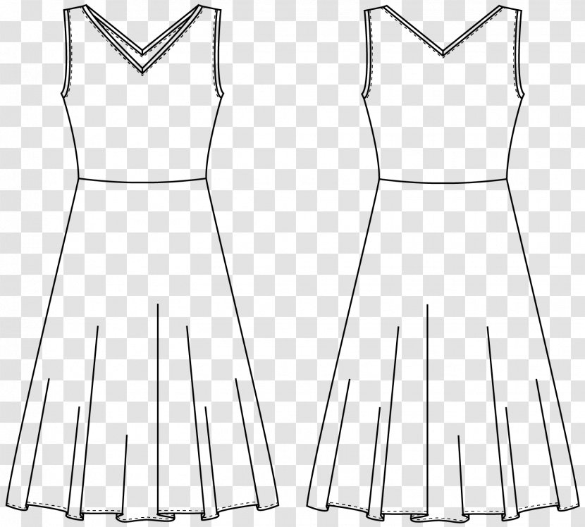 Dress /m/02csf Drawing Line Art Gown - Joint Transparent PNG