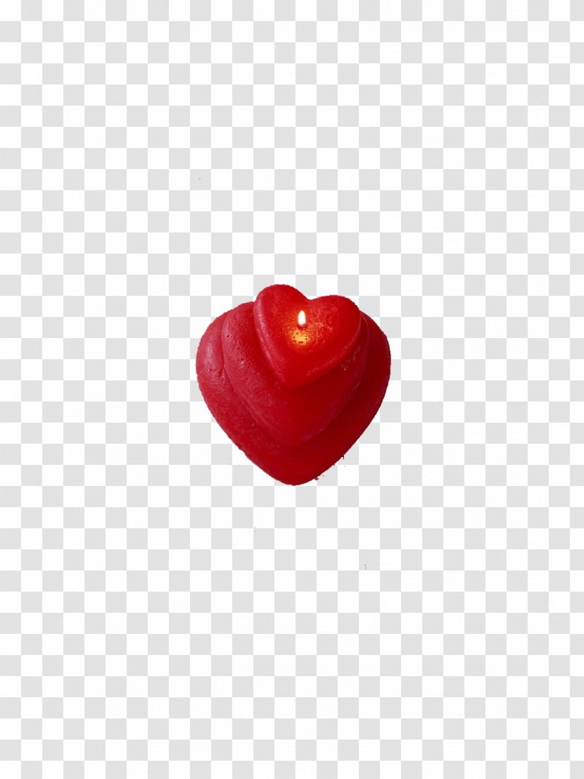 Heart - Stacked Three Heart-shaped Candle Transparent PNG