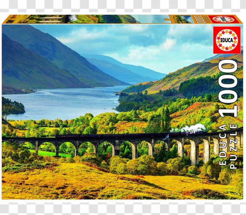 Glenfinnan Viaduct Jigsaw Puzzles Educa Borràs - Nature - Educação Transparent PNG