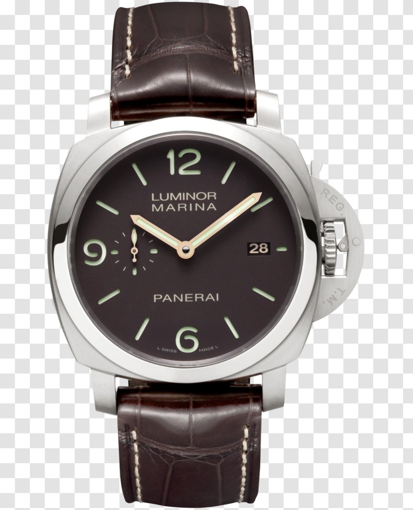 Panerai Men's Luminor Marina 1950 3 Days Radiomir Watch Power Reserve Indicator - Chrono Monopulsante 8 Transparent PNG