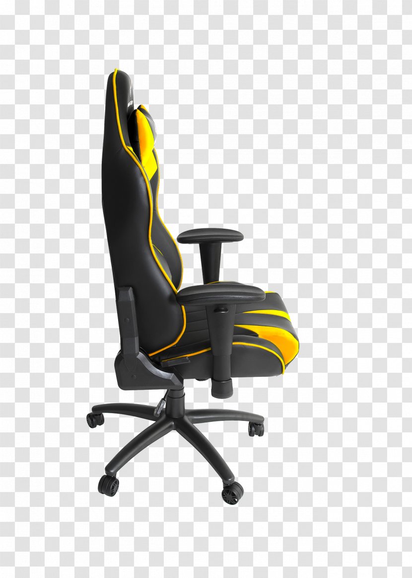 Office & Desk Chairs Black Yellow Red - Chair Transparent PNG