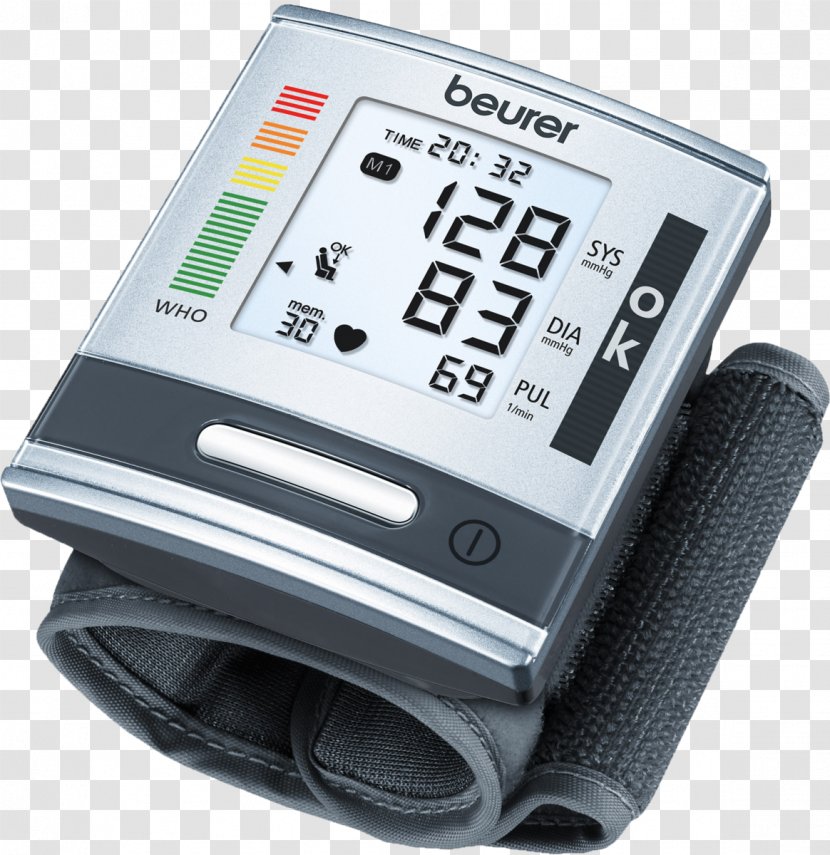 Sphygmomanometer Health Care Blood Pressure Wrist Measurement - Cyclocomputer Transparent PNG