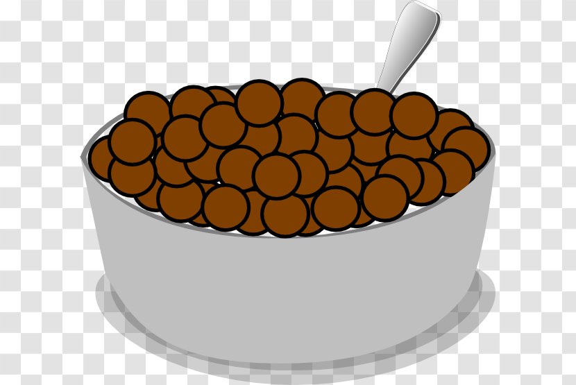 Breakfast Cereal Bowl Cocoa Puffs Spoon Clip Art - Food - Cartoon Cliparts Transparent PNG
