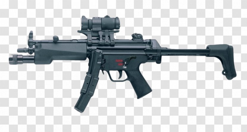 Heckler & Koch MP5 Submachine Gun Steyr AUG Weapon - Heart - Riot Police Transparent PNG