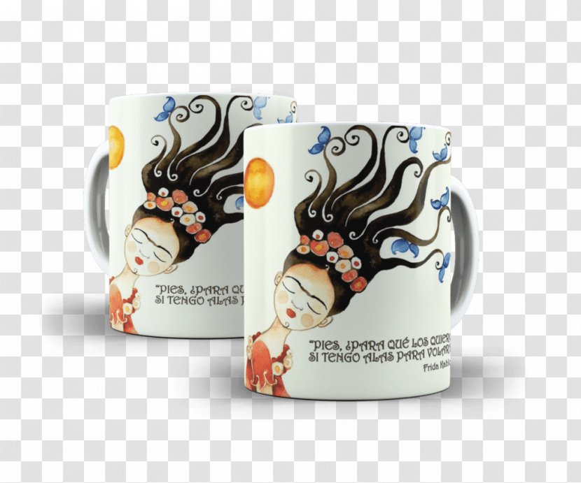 Mug Porcelain Ceramic - Satire - Frida Kalo Transparent PNG