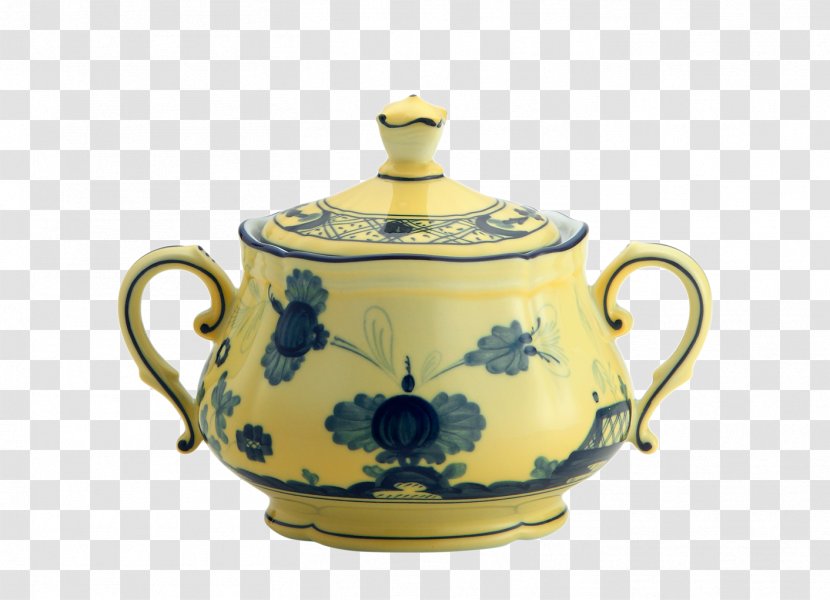 Doccia Porcelain Sugar Bowl Tableware Teapot - Serveware Transparent PNG