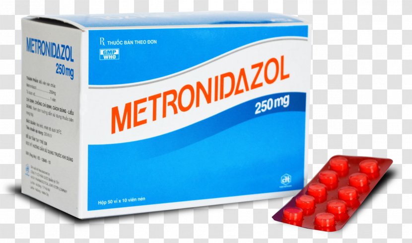 Metronidazole Pharmaceutical Drug Tablet Therapy Trichomoniasis - Posologia Transparent PNG