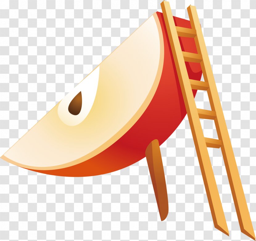 Ladder Stairs Illustration - Apple Transparent PNG