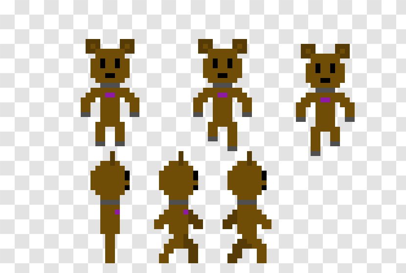 Five Nights At Freddy's 2 Freddy Fazbear's Pizzeria Simulator Pixel Art - Palaios - Toy Transparent PNG