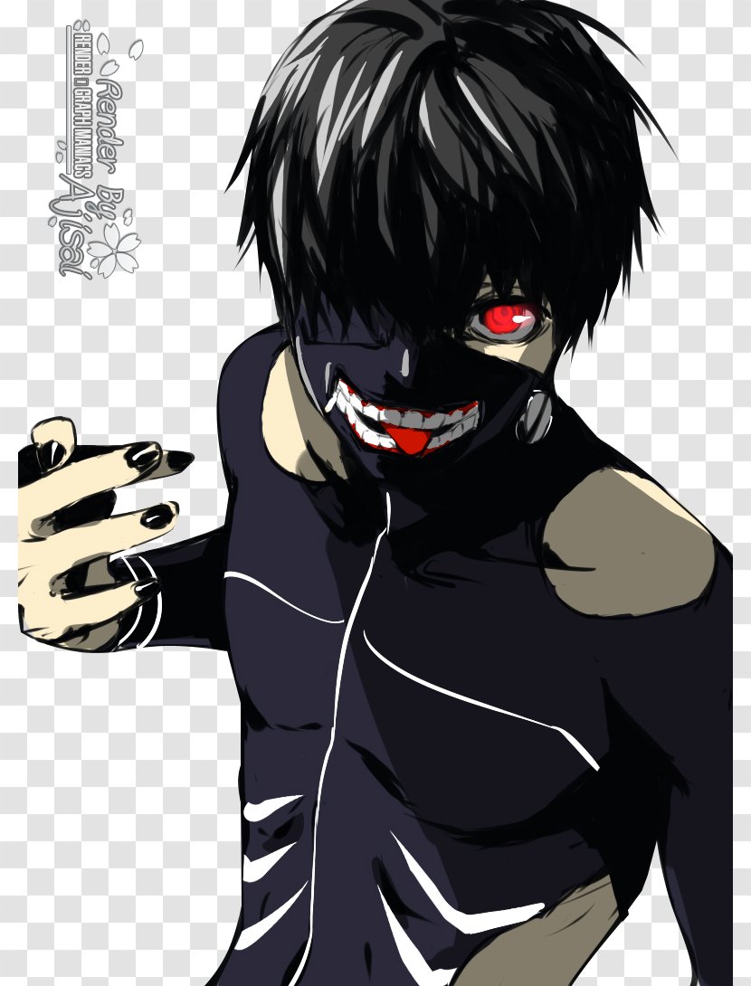 Tokyo Ghoul Cosplay Costume - Watercolor Transparent PNG