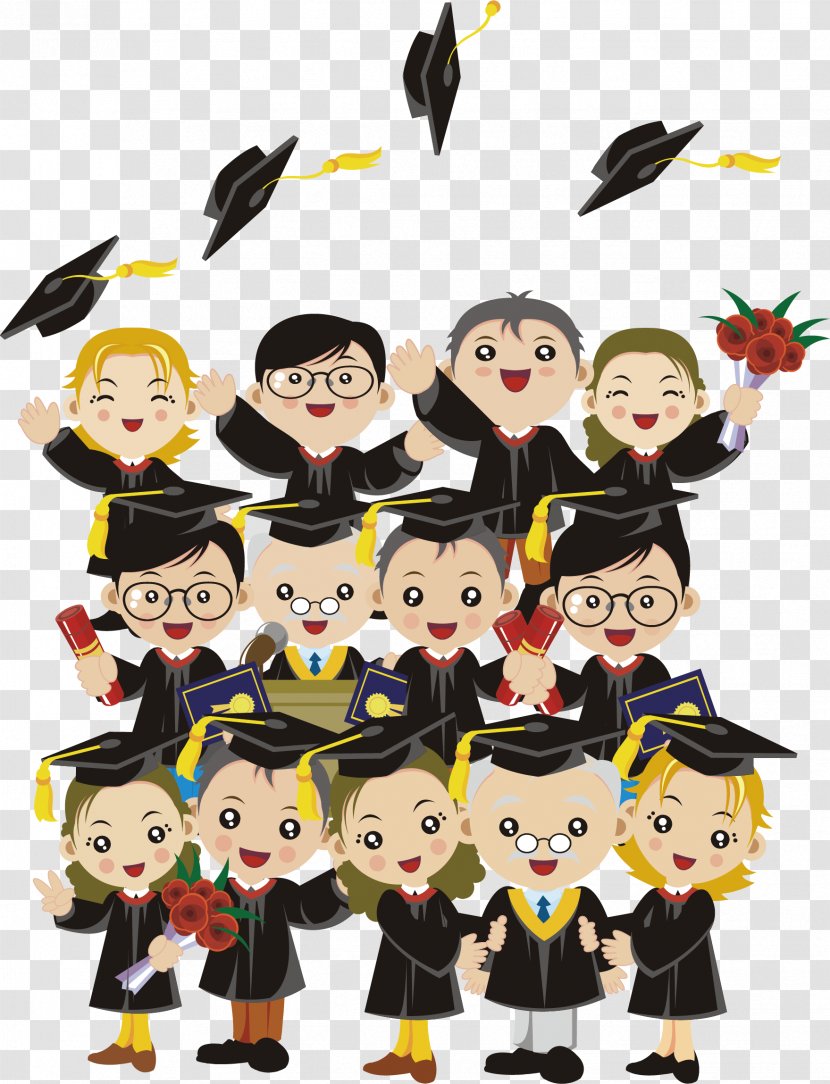 Graduation Ceremony Child Clip Art - Academic Certificate Transparent PNG