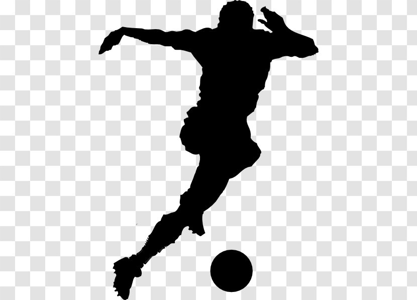 Football Player American Clip Art - Monochrome - Sports Cliparts Silhouette Transparent PNG