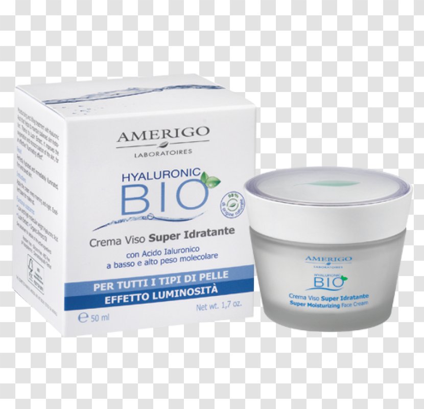 Anti-aging Cream Crema Viso Hyaluronic Acid Bleach - Face Transparent PNG